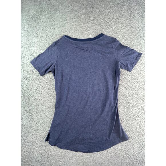 Denver Broncos NFL Shirt Womens Small Blue Short Sleeve T-Shirt Graphic Tee NWT - Picture 7 of 9